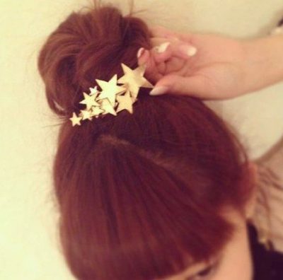 Barrette Gold Star