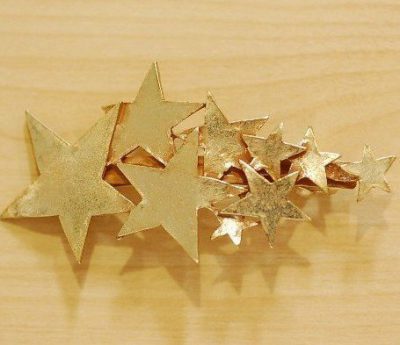 Barrette Gold Star