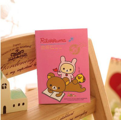 Carnet Rilakkuma Rose