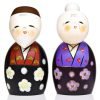 Poupées Kokeshi Vivons longtemps heureux ensemble