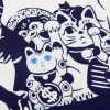 Serviette à main japonaise Chat chanceux Tenugui