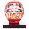 Poupée japonaise Daruma Rouge Dieu Chanceux 12cm