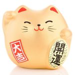 Petit chat porte bonheur Feng Shui de la bonne fortune