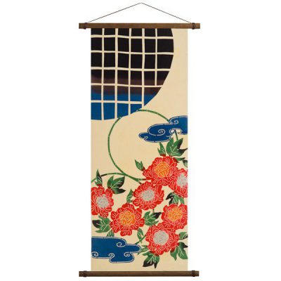 Support pour suspension de tapisserie japonaise