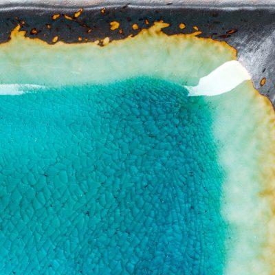 Set de plats de couleur Turquoise pour Sushi