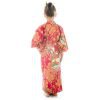 Kimono japonais de 6 à 7 ans rouge pour fille