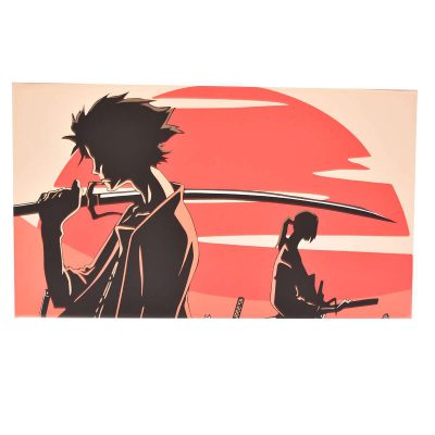 Toile imprimée inspirée de Samurai Champloo