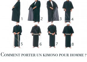 comment porter kimono homme