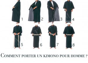 comment porter kimono homme