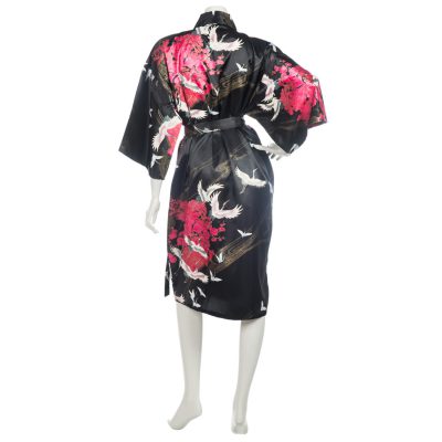 Kimono femme court noir