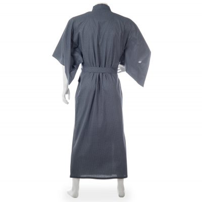 yukata japonais coton noir