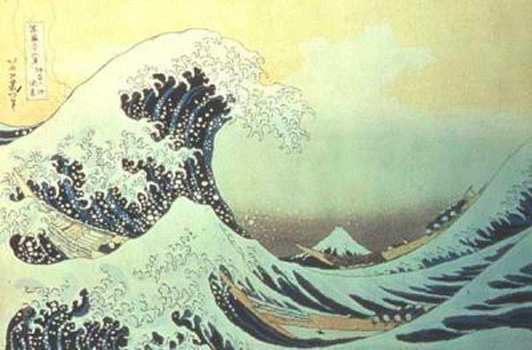 grande vague estampe japonaise